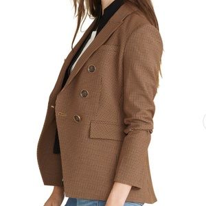 Veronica Beard- Miller Micro-Gingham Dickey Jacket